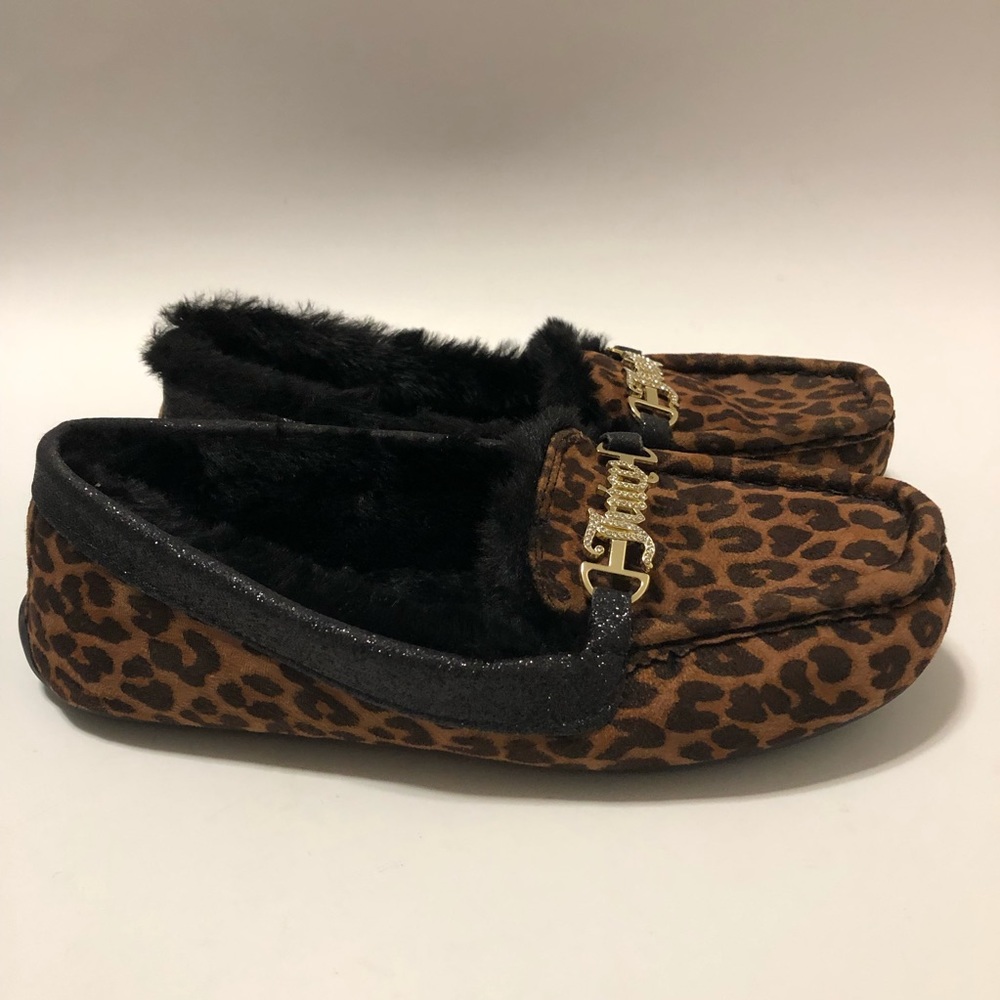 Juice couture los angeles California Slippers Women’s Size 8 Slip On Fuzzy